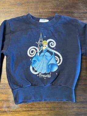 Disney Navy Blue Cinderella Princess Sweatshirt